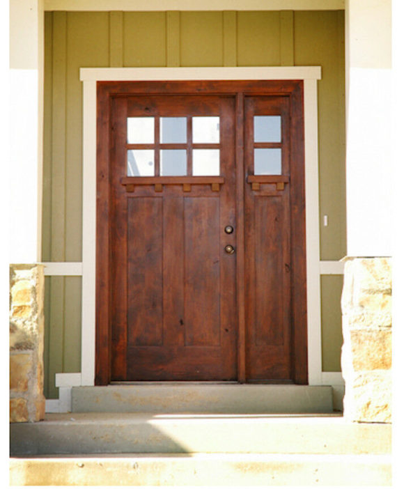 KSR HIGHLAND CRAFTSMAN DOOR - KNOTTY ADLER ENTRY DOOR EX-1350