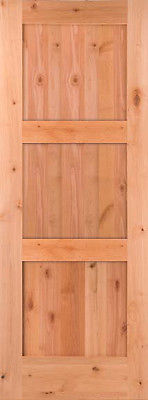 Knotty Alder 3 Panel Shaker Style Interior Door In 1009