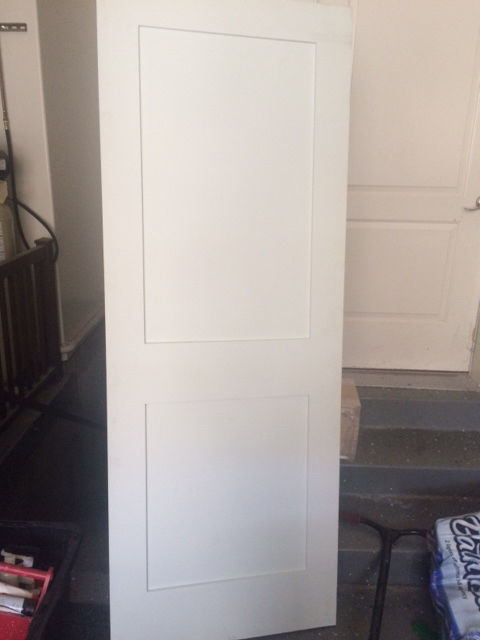 Primed White Interior 2 Panel Shaker Mission Style Interior Door In 1014