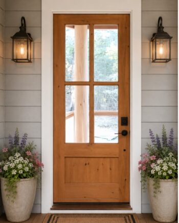 EX-1370 Moab Style Knotty Alder 4 Lite Craftsman
